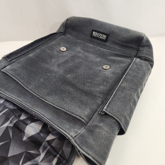 Kenneth Cole Reaction Canvas Backpack Factory Fade Blue / Gray - Picture 10 of 14